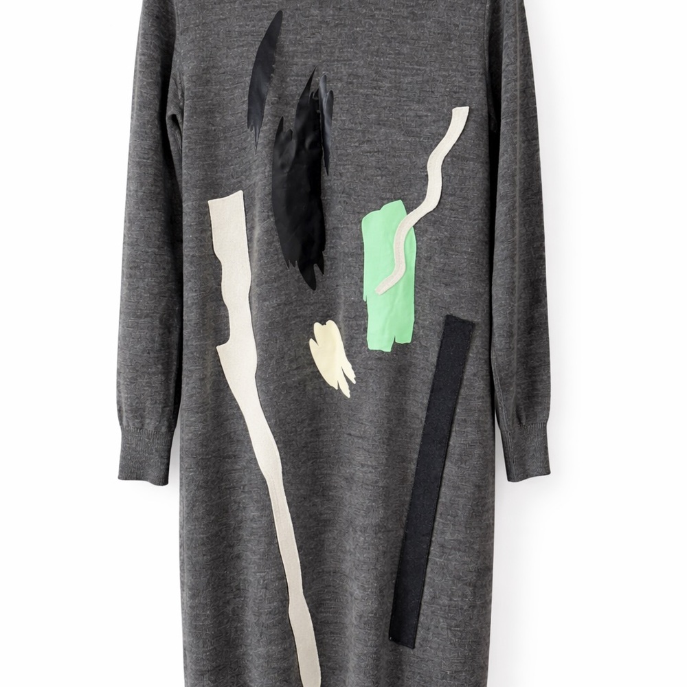 JNBY Grey Wool Blend Dress – Size S